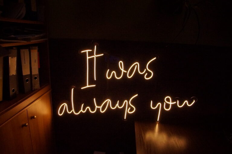 It was always you